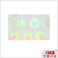 3d hologram transparent security logo sticker